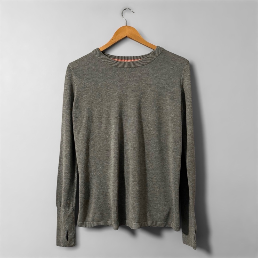 lululemon 🍋 athletica Gray Crew Neck Sweater - Picture 2 of 16